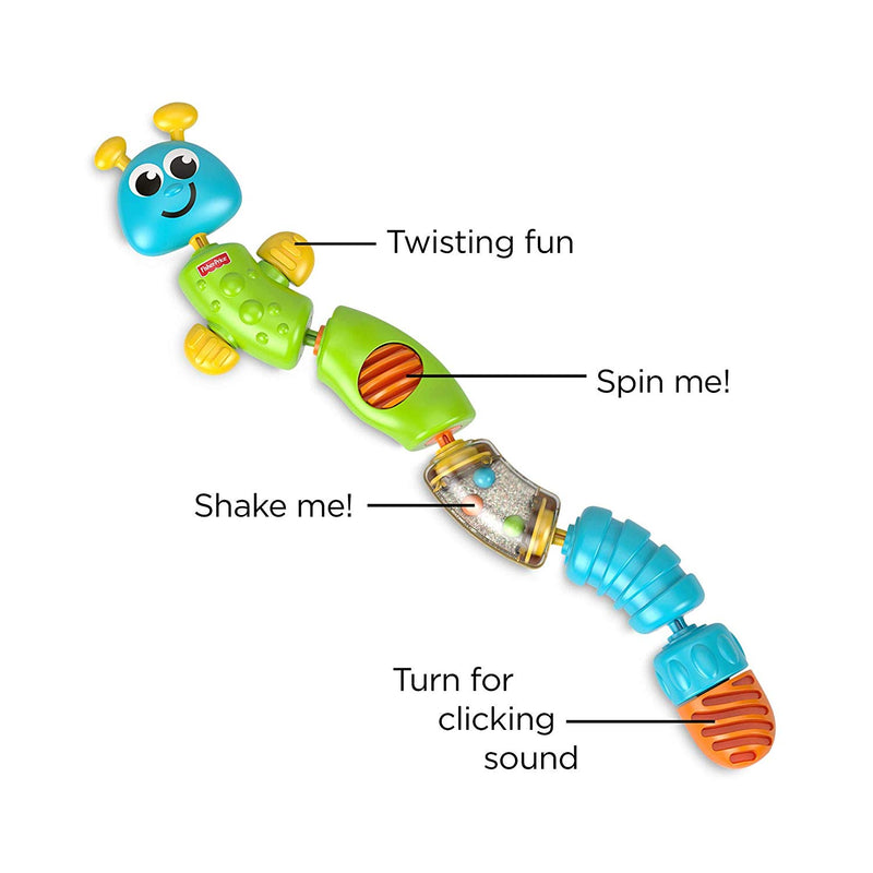 Fisher-Price Brilliant Basics Snap-Lock Caterpillar