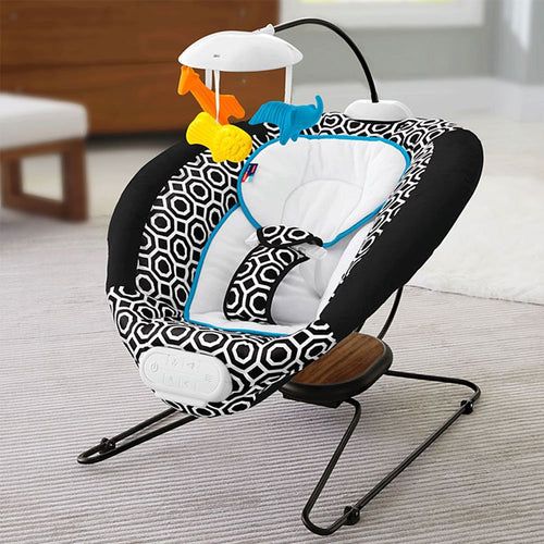 Fisher-Price Jonathan Adler Crafted Deluxe Bouncer w/ Music and Soothing Bounce