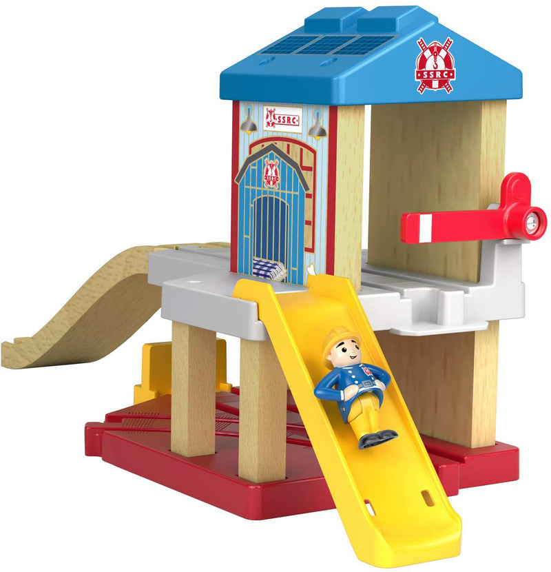 Fisher-Price Thomas & Friends Wood, Eco Rescue Firehouse Set