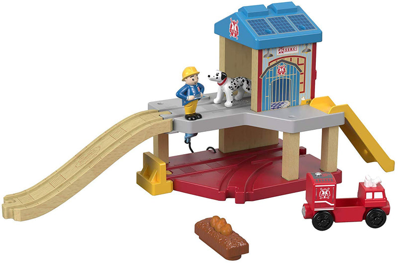 Fisher-Price Thomas & Friends Wood, Eco Rescue Firehouse Set