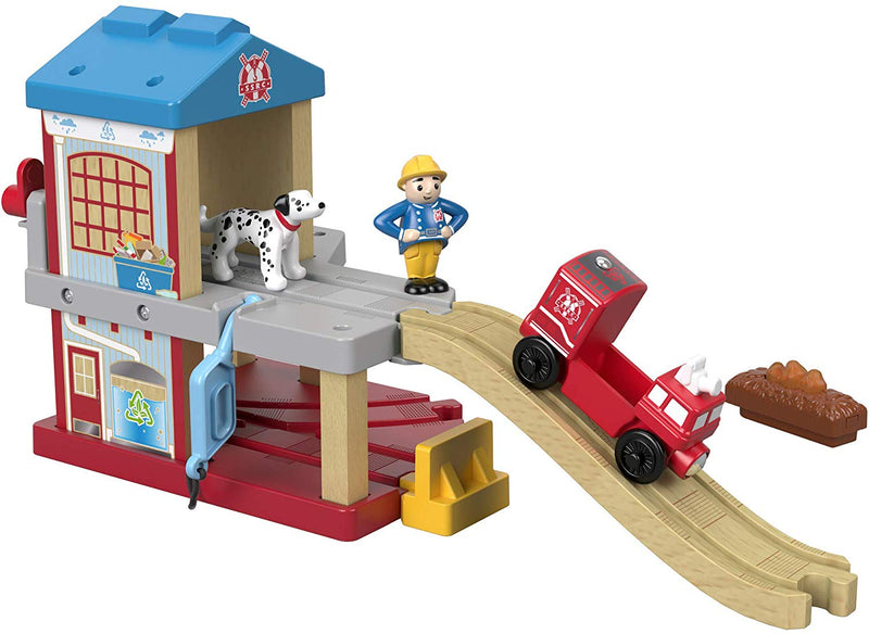 Fisher-Price Thomas & Friends Wood, Eco Rescue Firehouse Set
