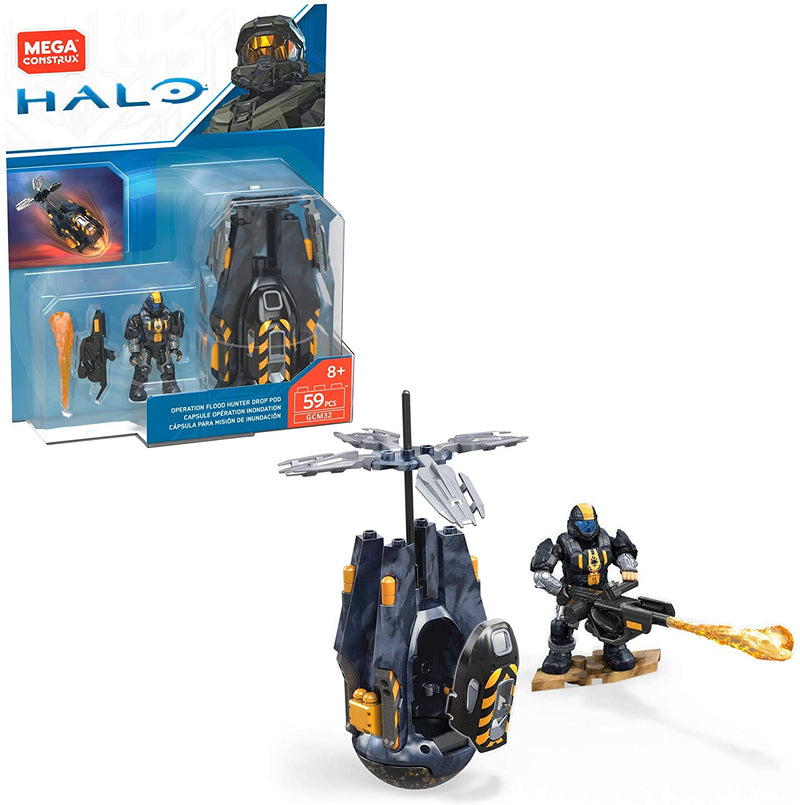 Mega Construx Halo Flood Hunter Drop Pod