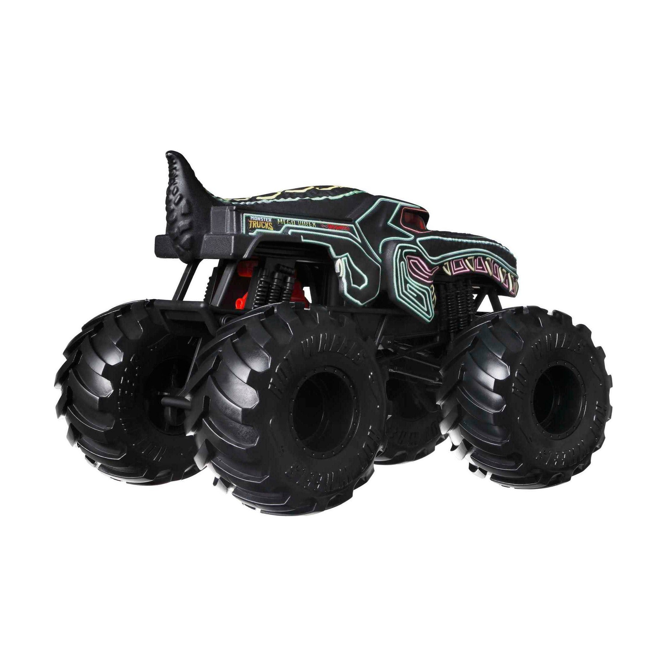 Hot Wheels Monster Trucks 1:64 Scale 4-Pack with Giant Wheels [Styles –  Square Imports