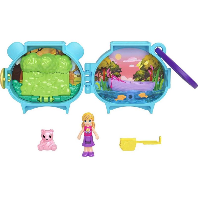 Polly Pocket Pet Connects Stackable Bear Compact Playset