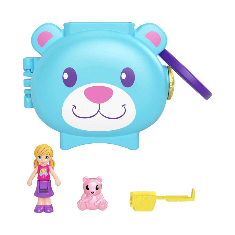 Polly Pocket Pet Connects Stackable Bear Compact Playset