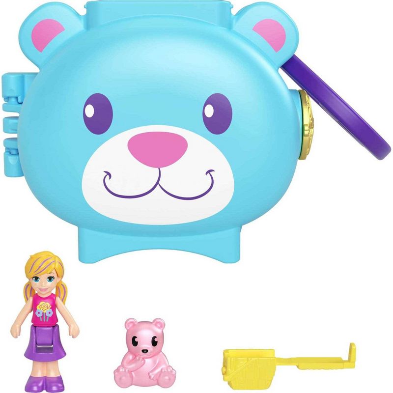 Polly Pocket Pet Connects Stackable Bear Compact Playset