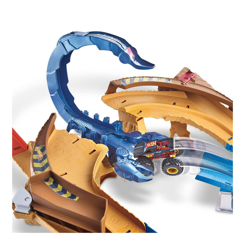 Hot Wheels Monster Truck Scorpion Sting Raceway Playset