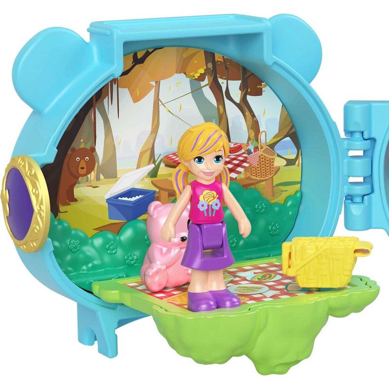 Polly Pocket Pet Connects Stackable Bear Compact Playset