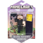 Minecraft Build-A-Portal Steve in Netherite Armor Figure