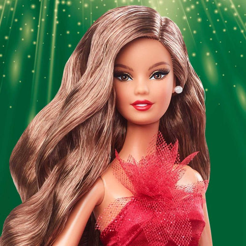 Barbie Signature 2022 Holiday Collector Doll - Light Brown Wavy Hair