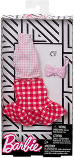 Barbie Complete Looks Gingham Skirt & Pink Top