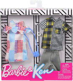 Barbie Fashion Pack with 1 Outfit for Barbie Doll and 1 for Ken Doll