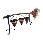 Halloween Broomstick Snack Bowl Stand