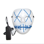 Halloween Scary Mask Cosplay Led Costume Mask Light Up The Purge Movie