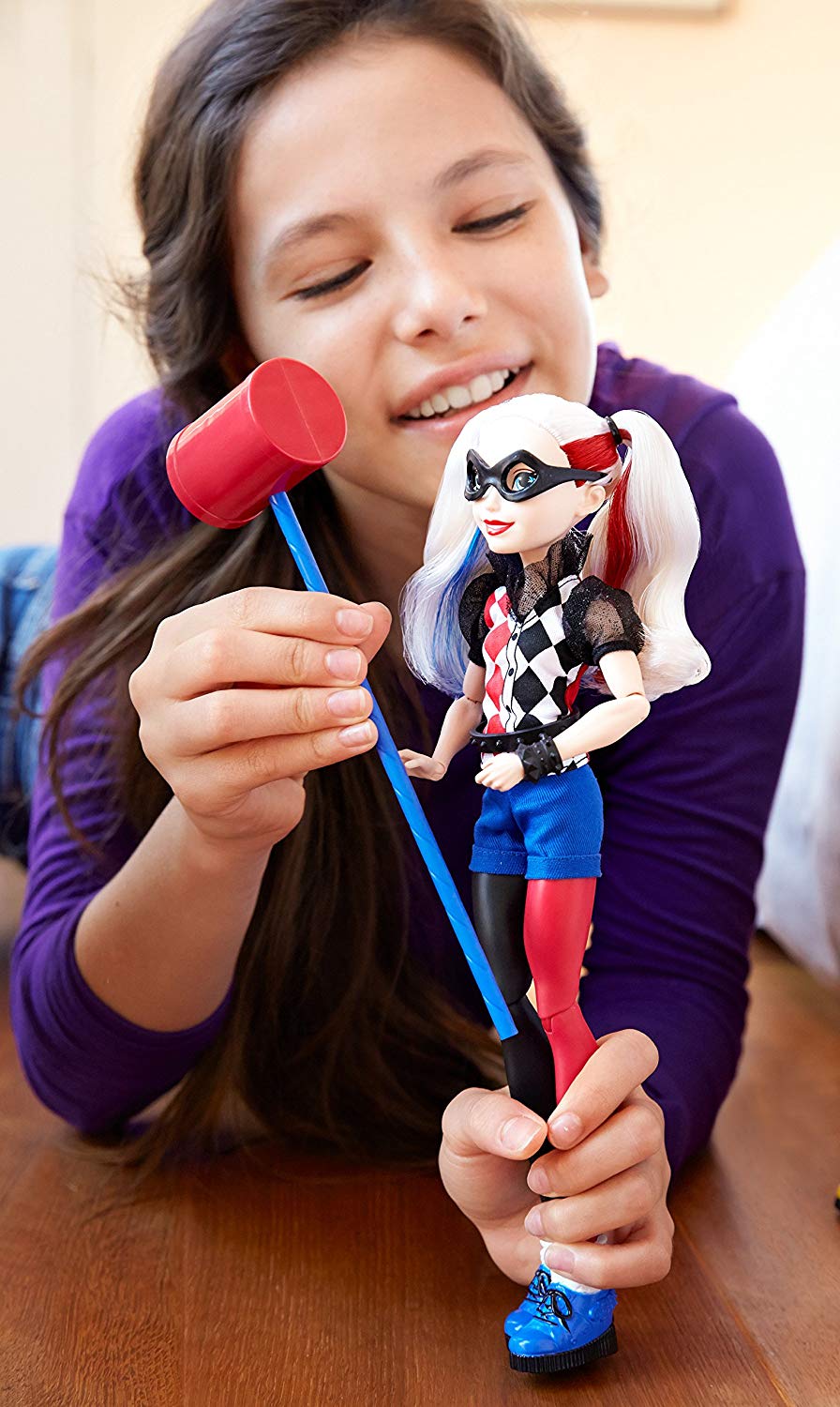 DC Super Hero Girls Harley Quinn 12 Inch Action Doll Square Imports dc-super-hero-girls-harley-quinn-12-inch-action-doll-square-imports