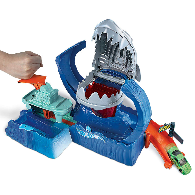 Color Changing Robot Hot Wheels City Color Changing Robot Shark Play Set – Square Imports