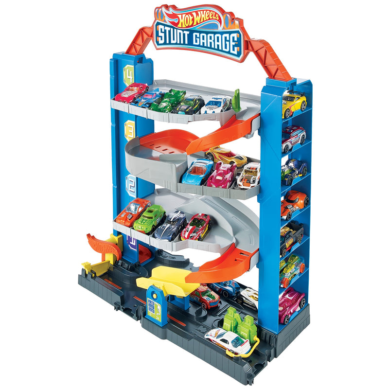 Hot Wheels City Stunt Garage Play Set