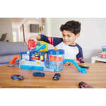 Hot Wheels Color Change Mega Car Wash and Cars and Conveyer Belt Track