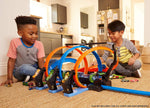 Hot Wheels Corkscrew Crash Track Launch Set with One Vehicle