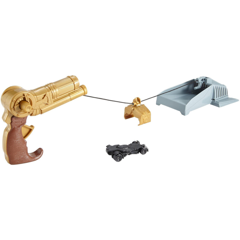 Hot Wheels DC Universe Batman Zipline Launcher Track Set