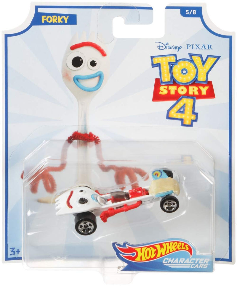 Hot Wheels Disney Pixar Toy Story Forky Character Car