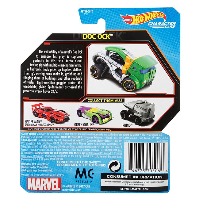 Hot Wheels Marvel Doc Ock Vehicle