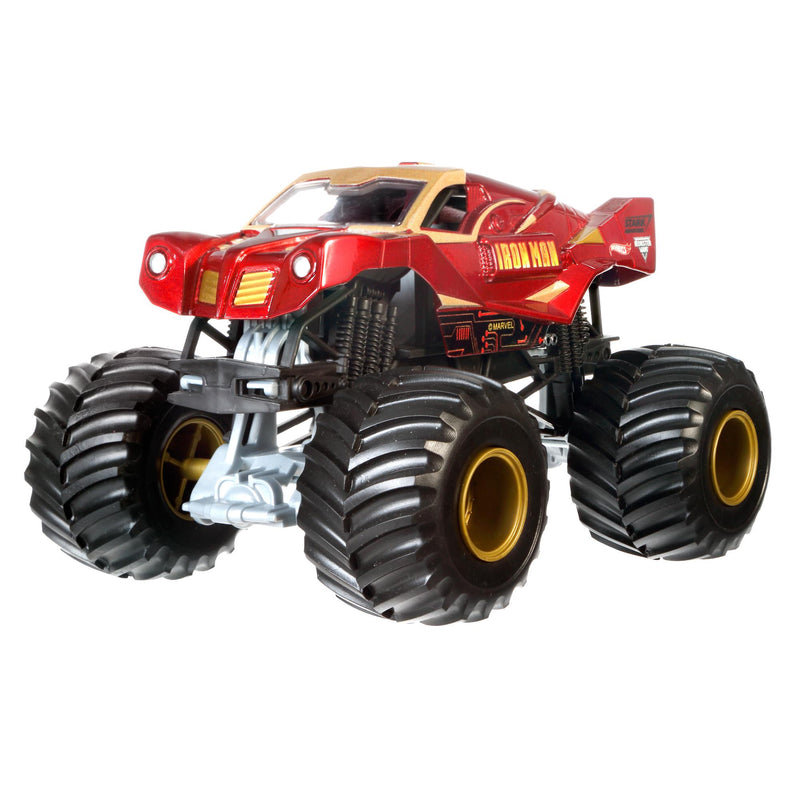 Hot Wheels Monster Jam Off-Road Iron Man Die-Cast Metal Body Vehicle