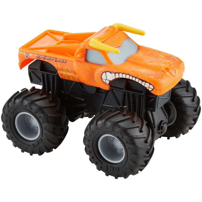 Hot Wheels Monster Jam Rev Tredz El Toro Loco Orange Vehicle