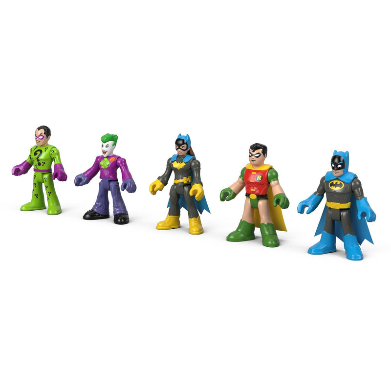 Imaginext DC Heroes & Super Villains Batman Robin Batgirl Joker Riddler