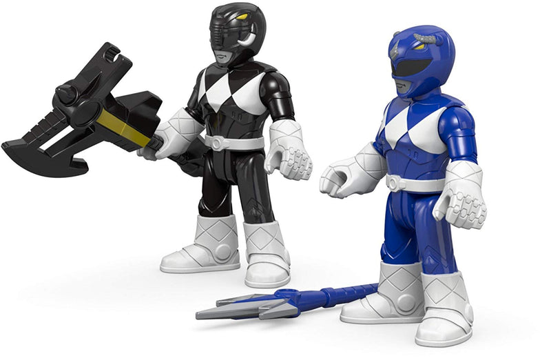 Imaginext Power Rangers Blue Ranger & Black Ranger