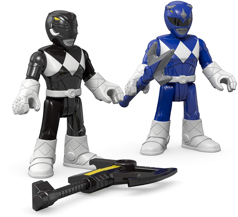 Imaginext Power Rangers Blue Ranger & Black Ranger