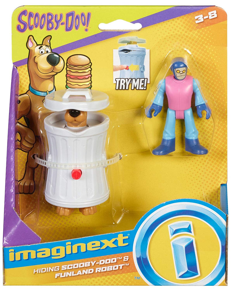 Imaginext Scooby-Doo Hiding Scooby & Funland Robot Figures
