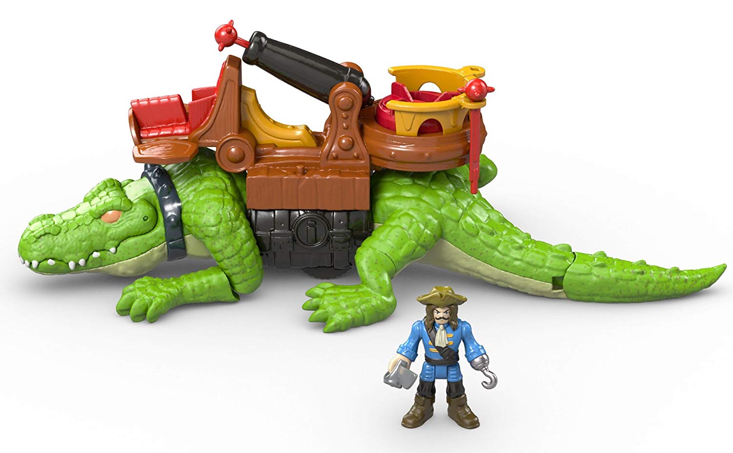 Imaginext walking croc & pirate hook playset store