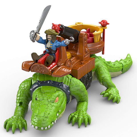 Imaginext walking croc & pirate store hook playset