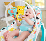 Infant-to-Toddler Rocker, Yellow/Blue/White / Grey