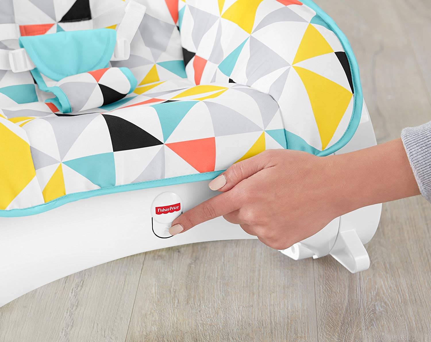 Infant-to-Toddler Rocker, Yellow/Blue/White / Grey – Square Imports
