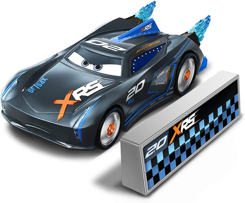 Disney Cars XRS Rocket Racing Die Cast Car with Blast Wall Jackson Storm
