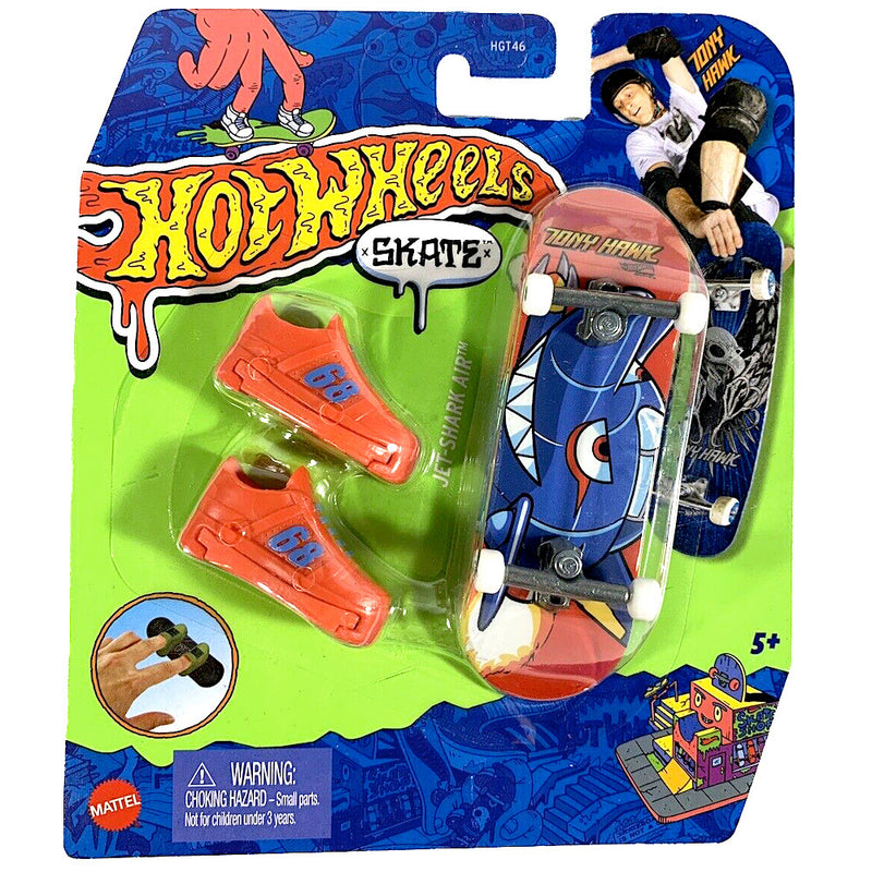 Jet-Shark Air Hot Wheels Skate Fingerboard and Shoes