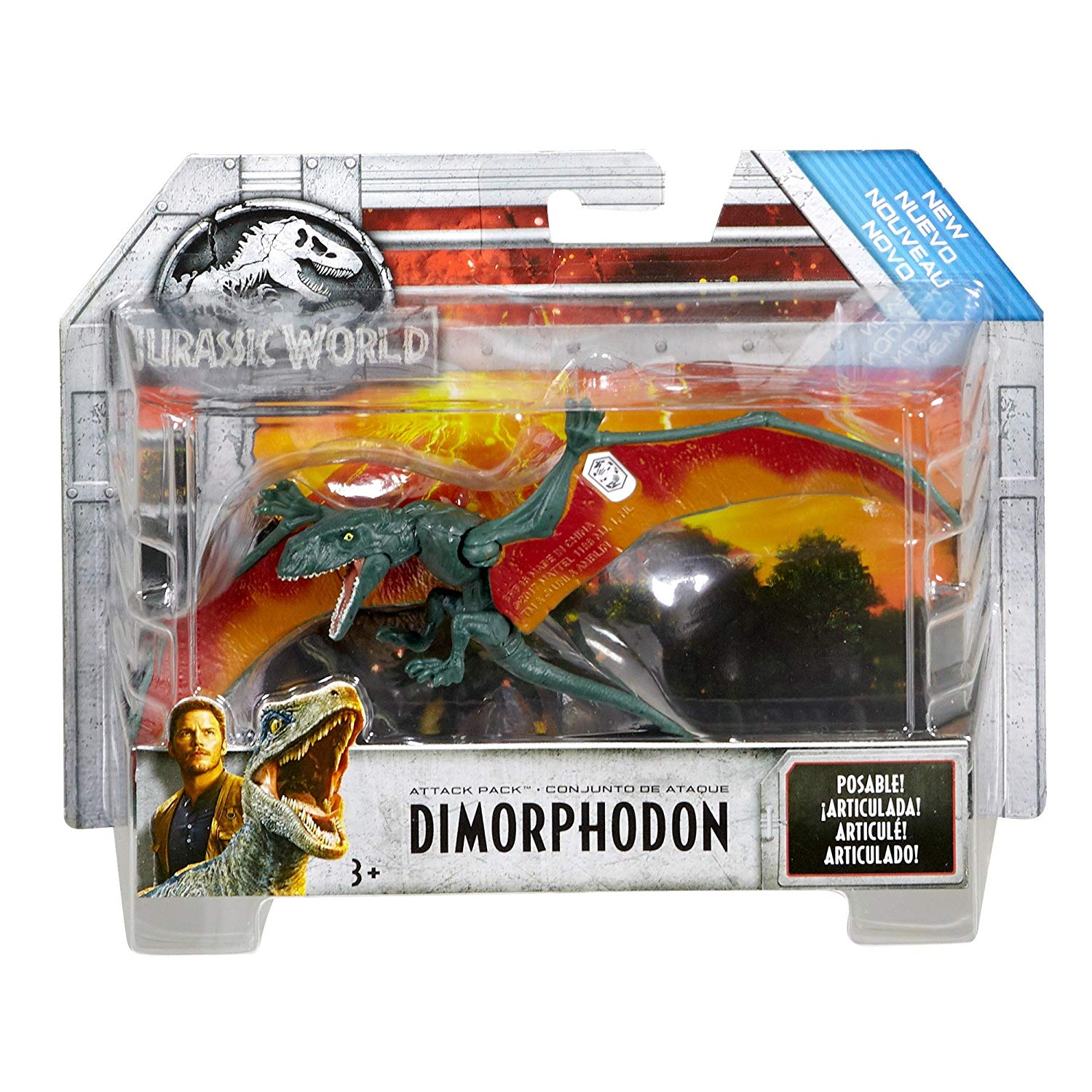 Jurassic World Attack Pack Dimorphodon Figure – Square Imports