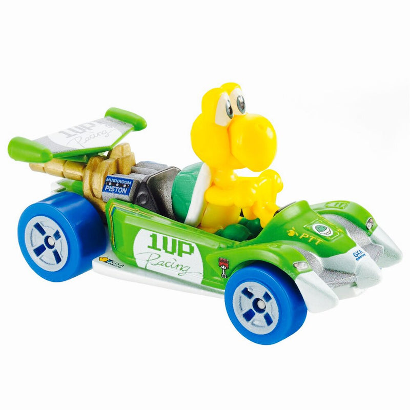 Hot Wheels Yellow Koopa Troopa Mario Kart
