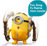 Minions The Rise of Gru Kung Fu Stuart Button Activated Action Figure with Nunchuks Accessory