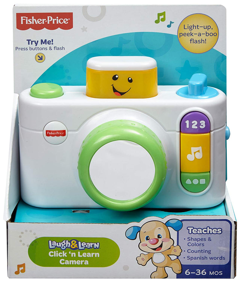 Laugh & Learn Click 'n Learn Camera, White