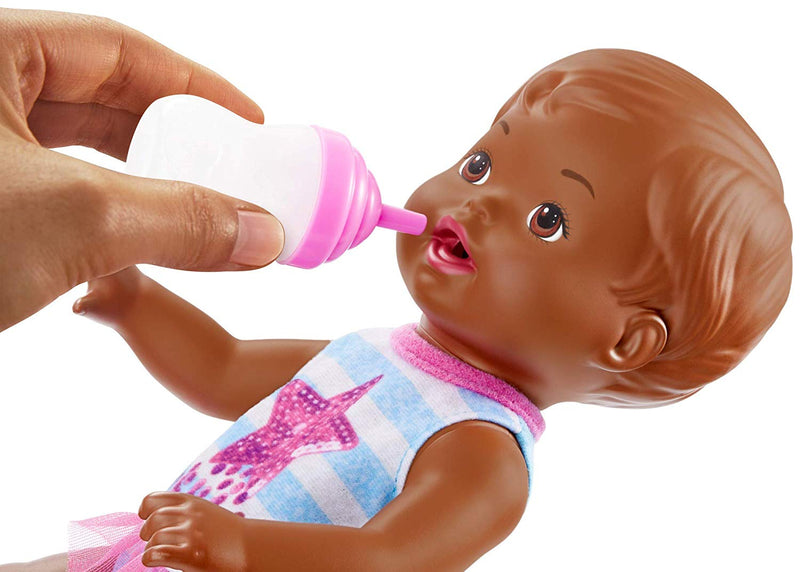 Little Mommy Drink & Wet Doll, Star - Dark Brown Hair