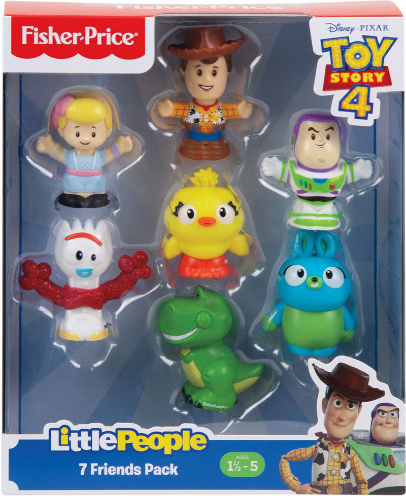Little People Disney Pixar Toy Story 4 Character Figure 7-Pack