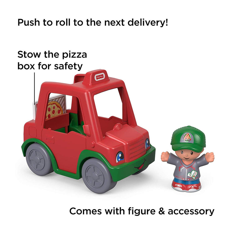 Little People Have a Slice Pizza Delivery Car
