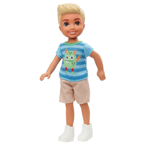 Barbie Club Chelsea Boy Doll - Blonde Doll In Monster Theme