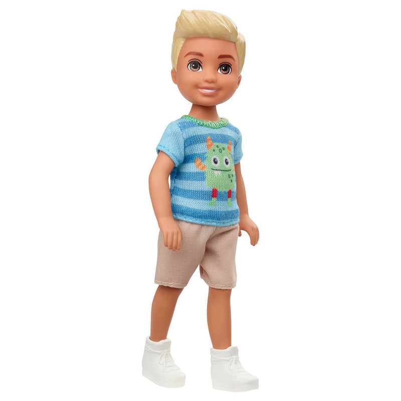 Barbie Club Chelsea Boy Doll - Blonde Doll In Monster Theme