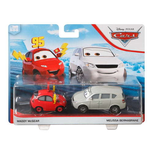 Disney Pixar Cars Maddy McGear & Melissa Bernabrake 2-Pack Vehicle Set