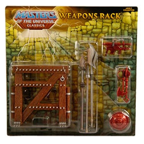 Masters of the Universe Classics Heman Exclusive Weapons Rack