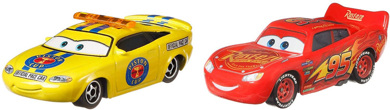 Disney and Pixar Cars Charlie Checker and Lightning McQueen 2-Pack Toy Racers